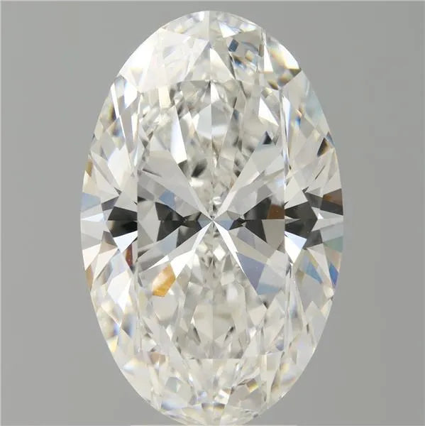 5.00ct Oval Lab Grown Diamond (Colour F, Clarity VVS2, IGI Certified)