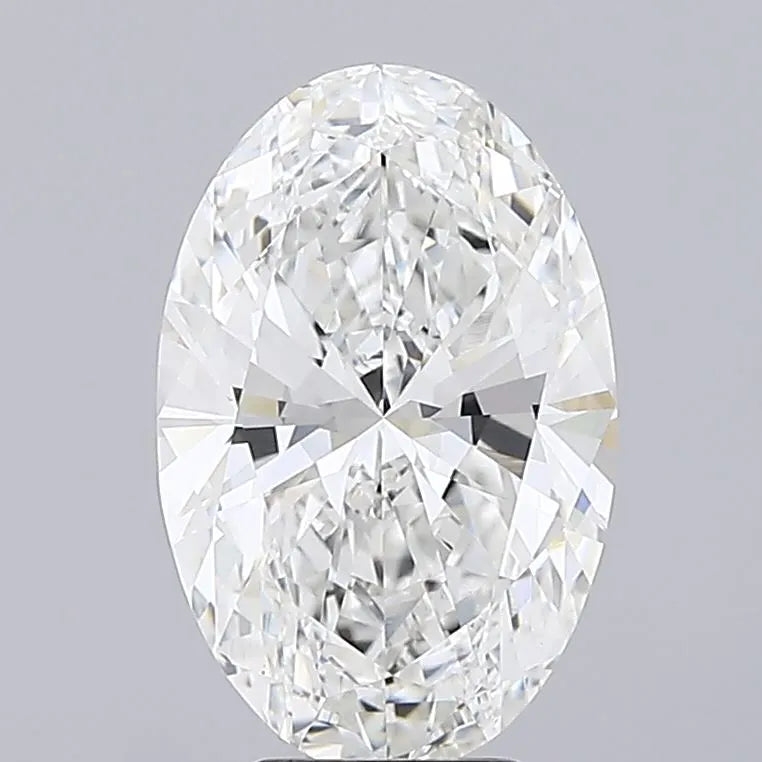 5.00ct Oval Lab Grown Diamond (Colour F, Clarity VVS2, IGI Certified)