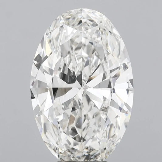 5.00ct Oval Lab Grown Diamond (Colour G, Clarity VVS2, IGI Certified)