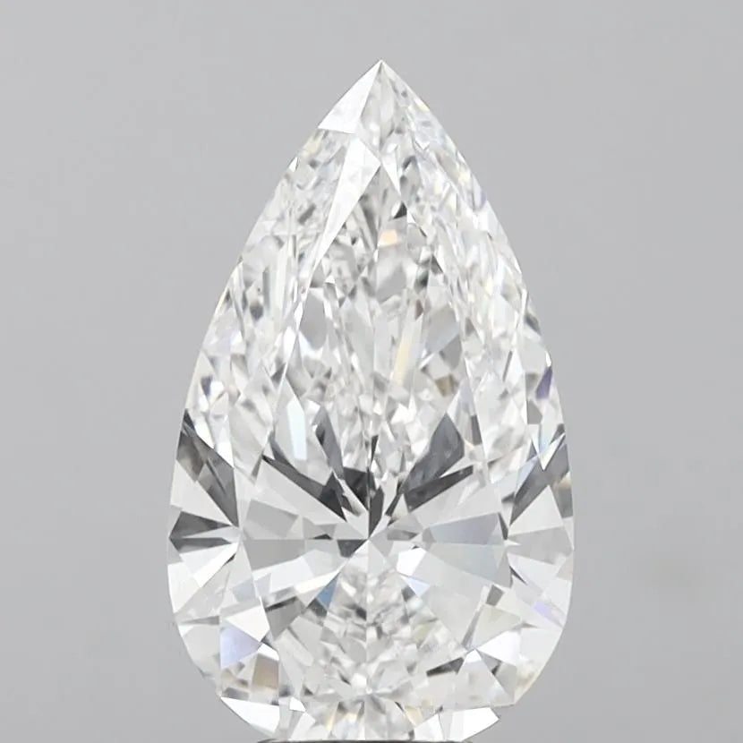 5.00ct Pear Lab Grown Diamond (Colour D, Clarity VS1, IGI Certified)