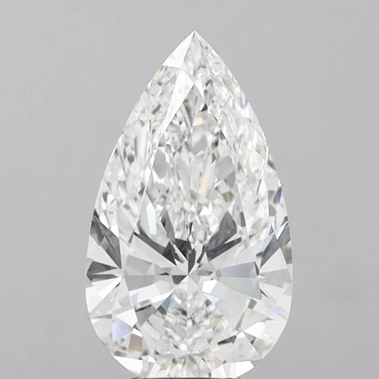 5.00ct Pear Lab Grown Diamond (Colour D, Clarity VS1, IGI Certified)