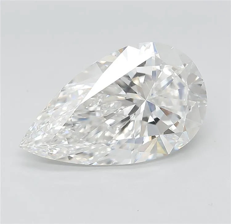 5.00ct Pear Lab Grown Diamond (Colour E, Clarity VS1, Cut EX, IGI Certified)
