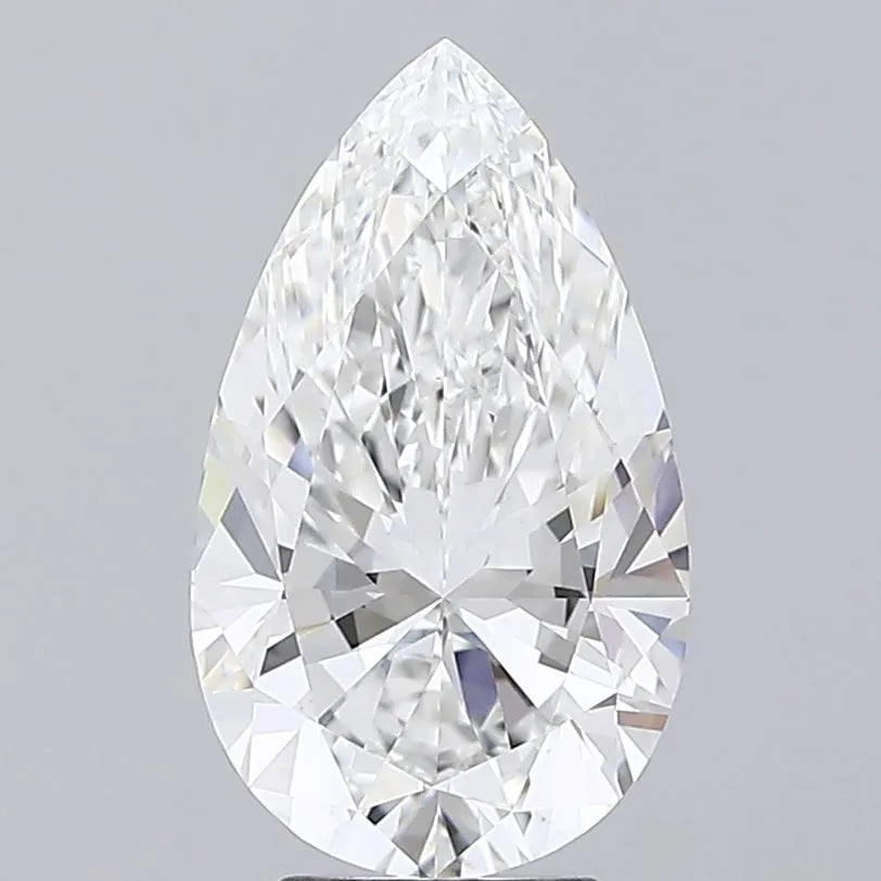 5.00ct Pear Lab Grown Diamond (Colour E, Clarity VVS2, IGI Certified)