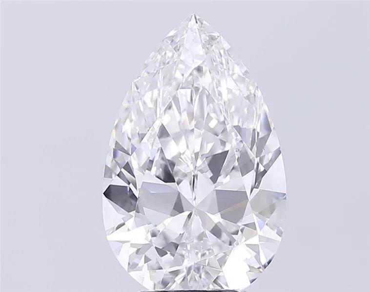 5.00ct Pear Lab Grown Diamond (Colour E, Clarity VVS2, IGI Certified)