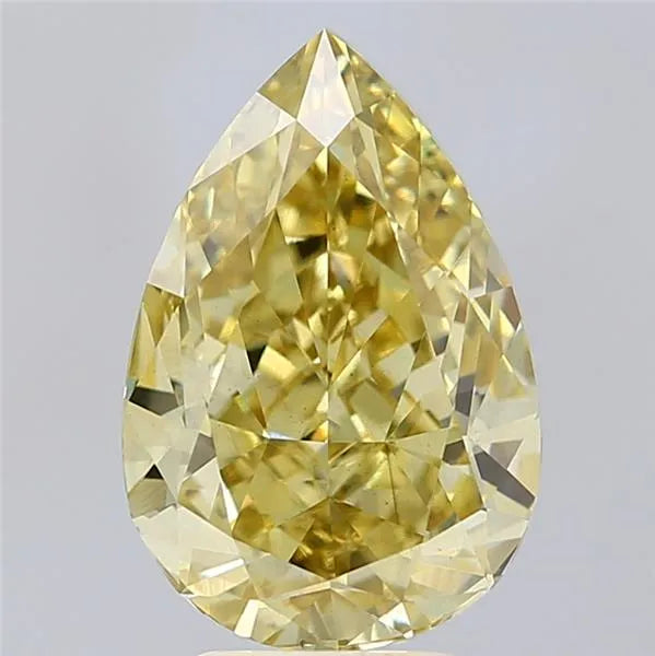 5.00ct Pear Lab Grown Diamond (Colour Fancy Intense Yellow, Clarity VS2, IGI Certified)