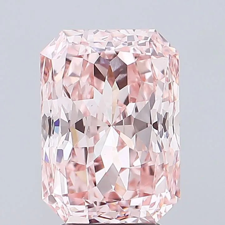 5.00ct Radiant Lab Grown Diamond (Colour Fancy Intense Pink, Clarity VS1, IGI Certified)