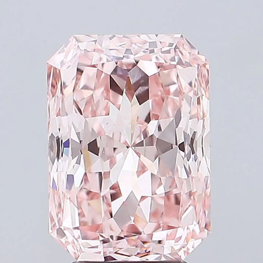 5.00ct Radiant Lab Grown Diamond (Colour Fancy Intense Pink, Clarity VS1, IGI Certified)