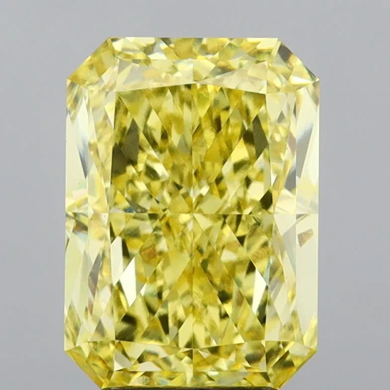 5.00ct Radiant Lab Grown Diamond (Colour Fancy Intense Yellow, Clarity VVS2, IGI Certified)