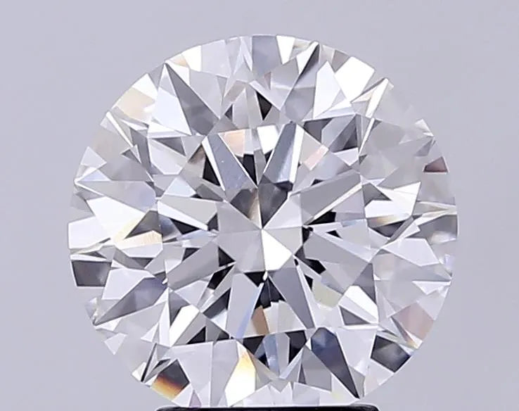 5.00ct Round Lab Grown Diamond (Colour D, Clarity VVS2, Cut EX, IGI Certified)