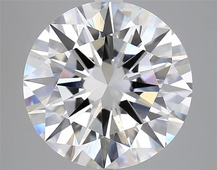 5.00ct Round Lab Grown Diamond (Colour F, Clarity VS2, Cut EX, IGI Certified)