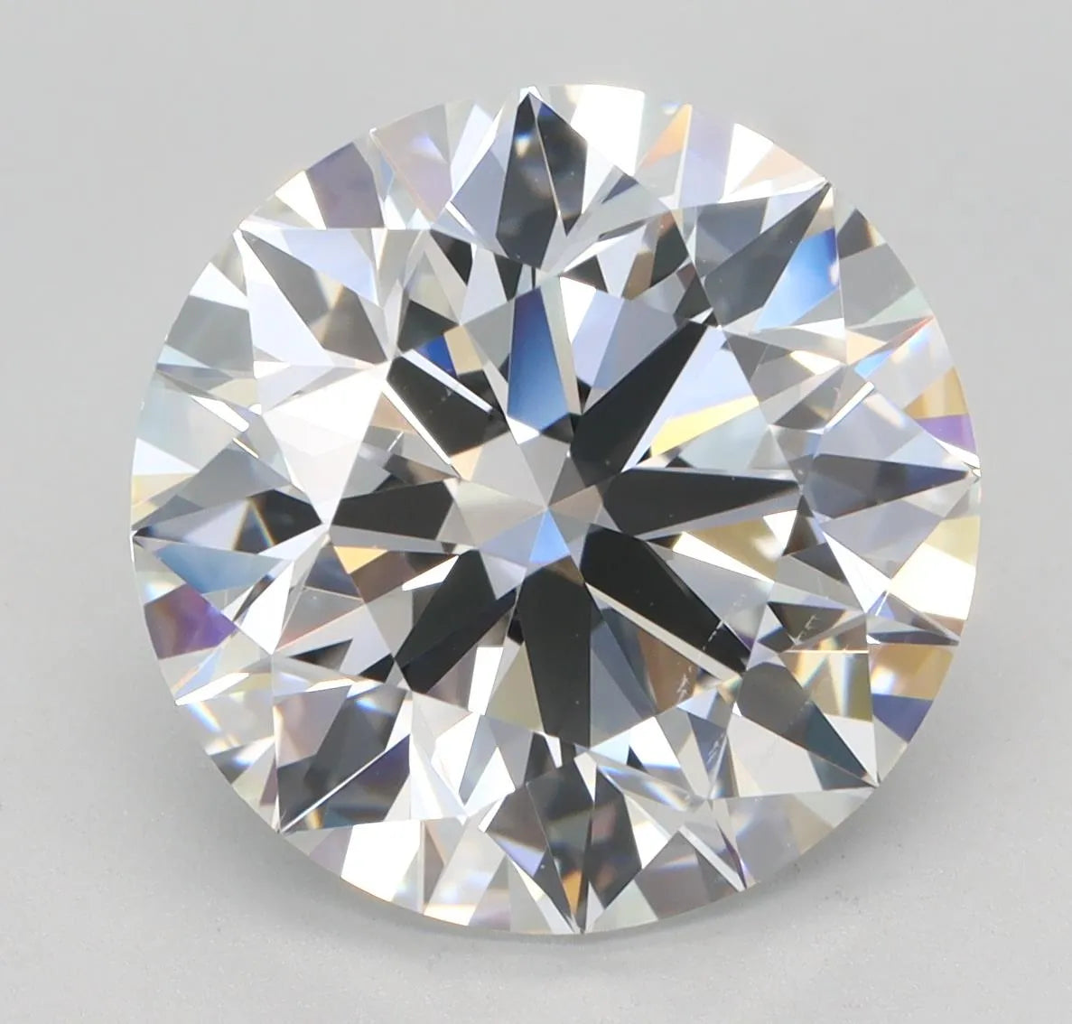 5.00ct Round Lab Grown Diamond (Colour F, Clarity VS2, Cut ID, IGI Certified)
