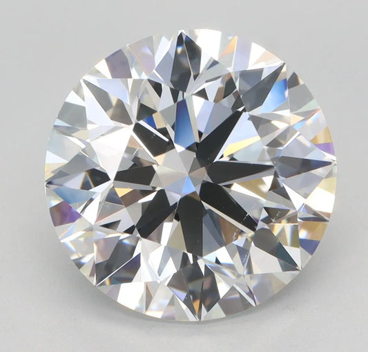 5.00ct Round Lab Grown Diamond (Colour F, Clarity VS2, Cut ID, IGI Certified)