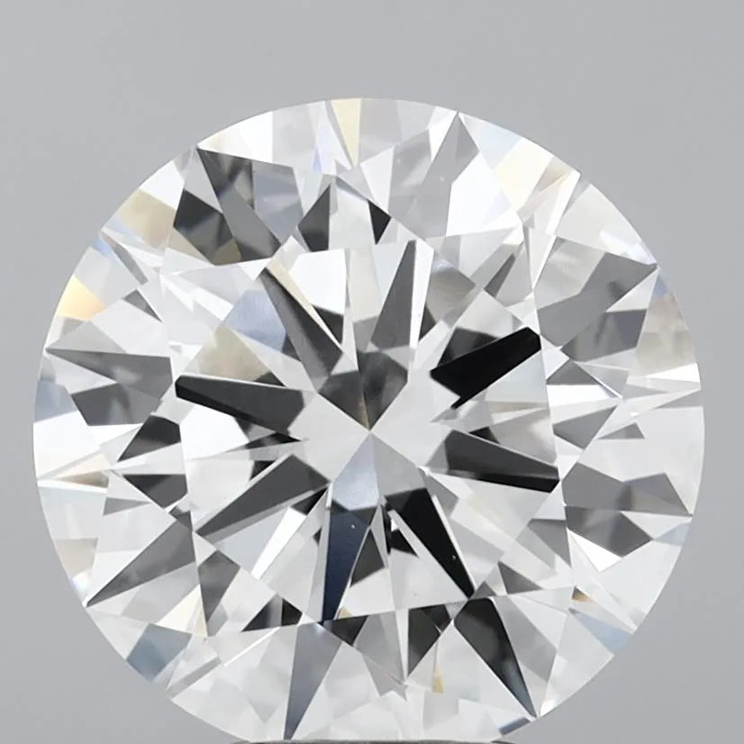 5.00ct Round Lab Grown Diamond (Colour F, Clarity VVS2, Cut ID, IGI Certified)