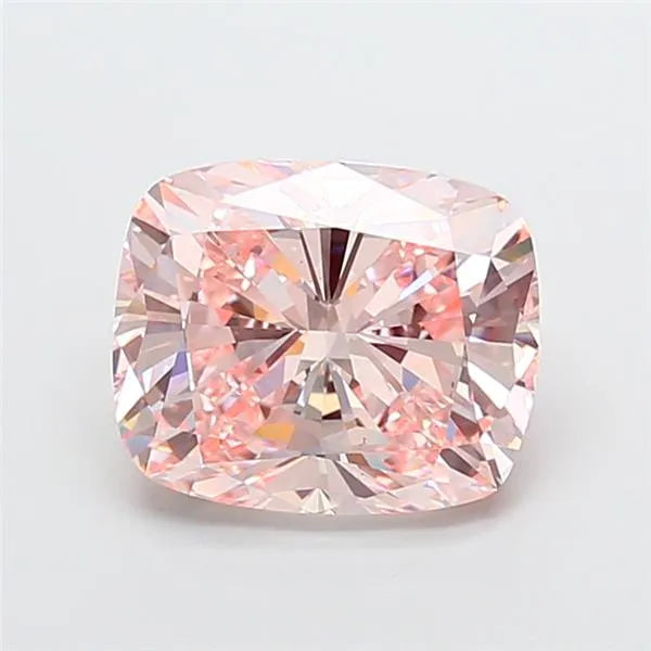 5.01ct Cushion modified Lab Grown Diamond (Colour Fancy Intense Pink, Clarity VS1, IGI Certified)