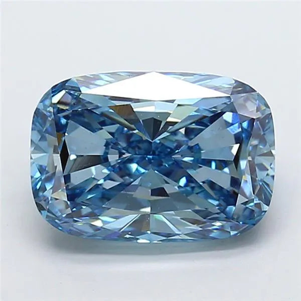 5.01ct Cushion modified Lab Grown Diamond (Colour Fancy Vivid Blue, Clarity VS1, IGI Certified)