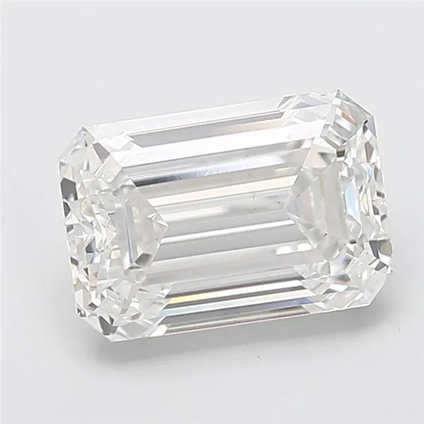 5.01ct Emerald Lab Grown Diamond (Colour E, Clarity VVS1, IGI Certified)