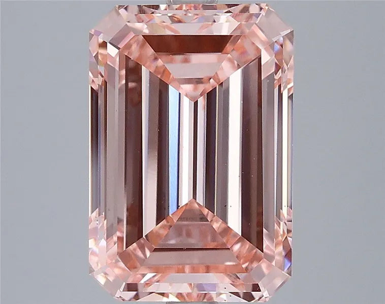 5.01ct Emerald Lab Grown Diamond (Colour Fancy Intense Pink, Clarity VS1, IGI Certified)