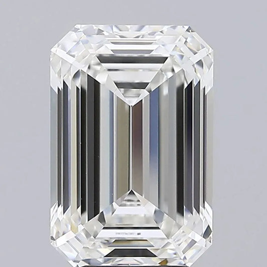 5.01ct Emerald Lab Grown Diamond (Colour G, Clarity VVS2, IGI Certified)
