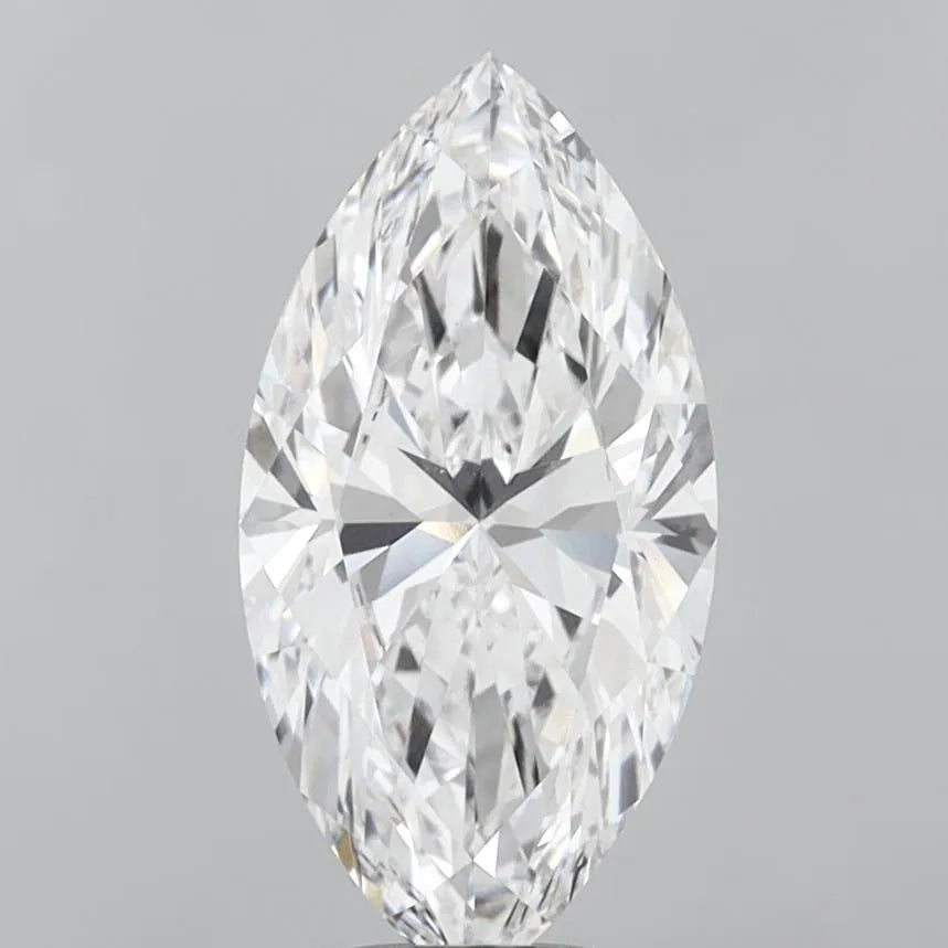 5.01ct Marquise Lab Grown Diamond (Colour D, Clarity VVS2, IGI Certified)