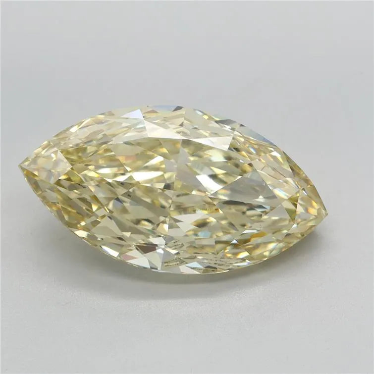5.01ct Marquise Lab Grown Diamond (Colour Fancy Intense Yellow, Clarity VS1, IGI Certified)