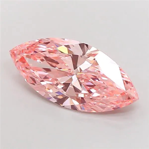5.01ct Marquise Lab Grown Diamond (Colour Fancy Vivid Pink, Clarity VVS2, IGI Certified)