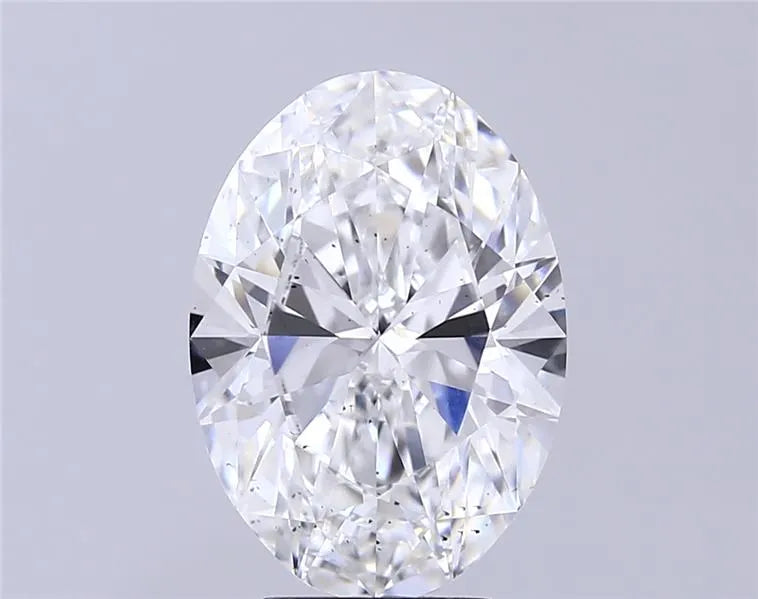 5.01ct Oval Lab Grown Diamond (Colour D, Clarity SI1, IGI Certified)
