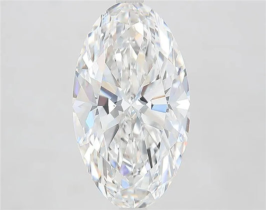 5.01ct Oval Lab Grown Diamond (Colour E, Clarity VVS2, IGI Certified)