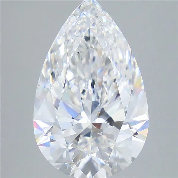5.01ct Pear Lab Grown Diamond (Colour D, Clarity VVS2, IGI Certified)