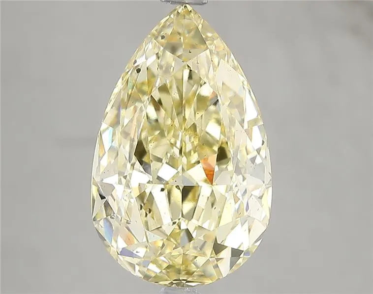 5.01ct Pear Lab Grown Diamond (Colour Fancy Intense Yellow, Clarity SI1, IGI Certified)