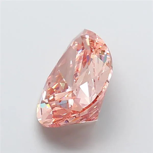 5.01ct Pear Lab Grown Diamond (Colour Fancy Vivid Pink, Clarity VS1, IGI Certified)