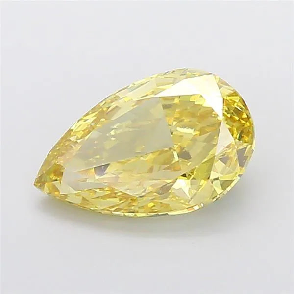 5.01ct Pear Lab Grown Diamond (Colour Fancy Vivid Yellow, Clarity VVS2, IGI Certified)