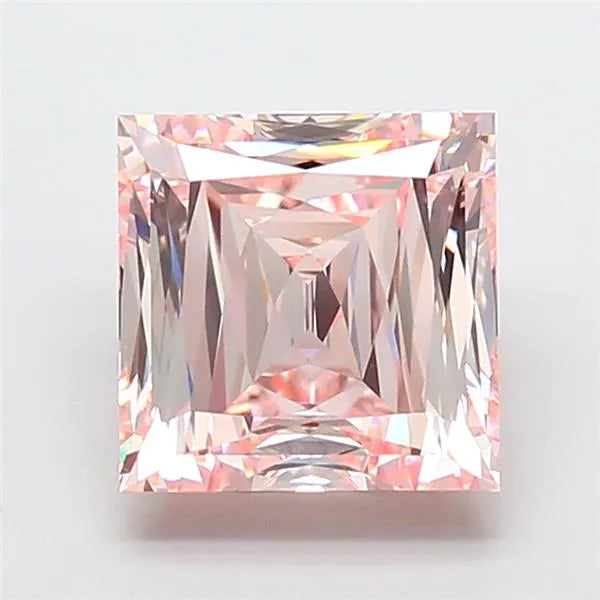 5.01ct Princess Lab Grown Diamond (Colour Fancy Intense Pink, Clarity VVS2, IGI Certified)
