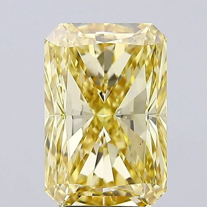 5.01ct Radiant Lab Grown Diamond (Colour Fancy Intense Yellow, Clarity SI1, IGI Certified)