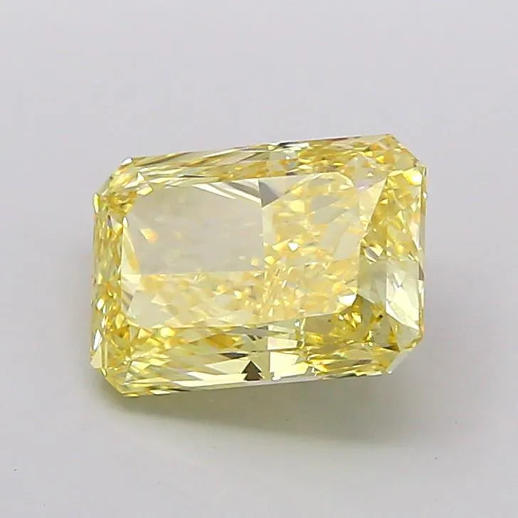 5.01ct Radiant Lab Grown Diamond (Colour Fancy Yellow, Clarity VVS2, IGI Certified)