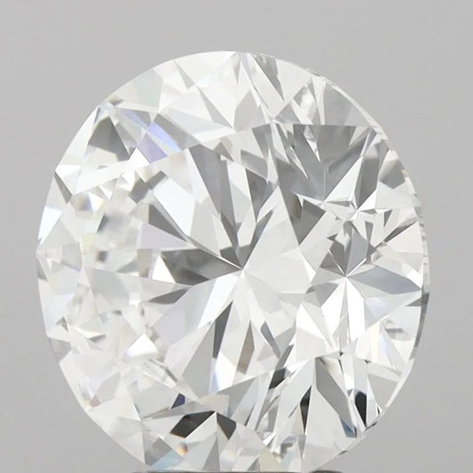 5.01ct Round Lab Grown Diamond (Colour D, Clarity VVS2, Cut EX, IGI Certified)