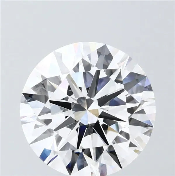 5.01ct Round Lab Grown Diamond (Colour F, Clarity VVS1, Cut EX, IGI Certified)