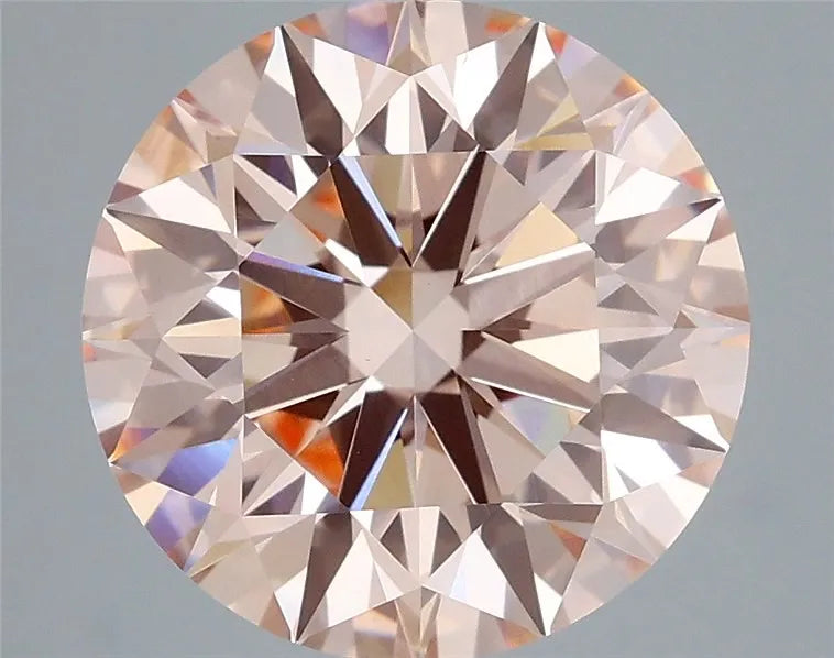 5.01ct Round Lab Grown Diamond (Colour Fancy Intense Pink, Clarity VS1, Cut ID, IGI Certified)