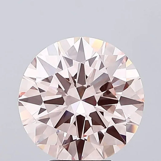 5.01ct Round Lab Grown Diamond (Colour Fancy Pink, Clarity VVS2, Cut EX, IGI Certified)