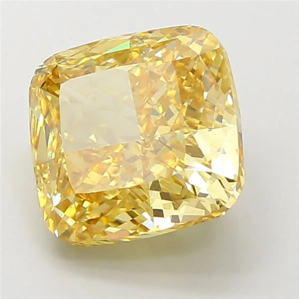 5.02ct Cushion modified Lab Grown Diamond (Colour Fancy Light Gray Yellow, Clarity VS1, IGI Certified)