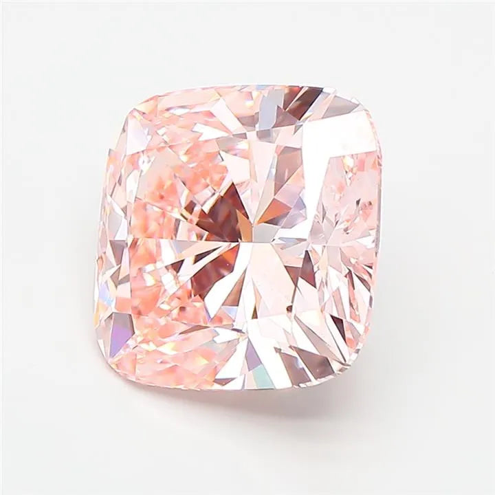 5.02ct Cushion modified Lab Grown Diamond (Colour Fancy Pink, Clarity VVS2, IGI Certified)