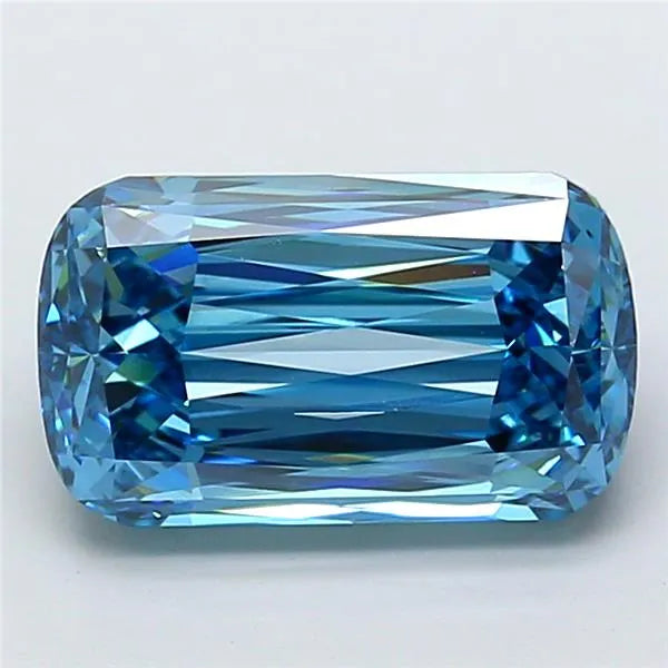 5.02ct Cushion modified Lab Grown Diamond (Colour Fancy Vivid Blue, Clarity VVS2, IGI Certified)
