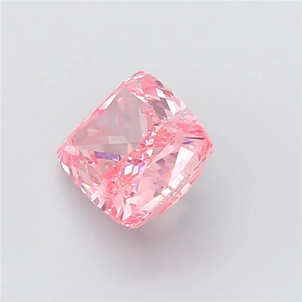 5.02ct Cushion modified Lab Grown Diamond (Colour Fancy Vivid Pink, Clarity VVS2, IGI Certified)