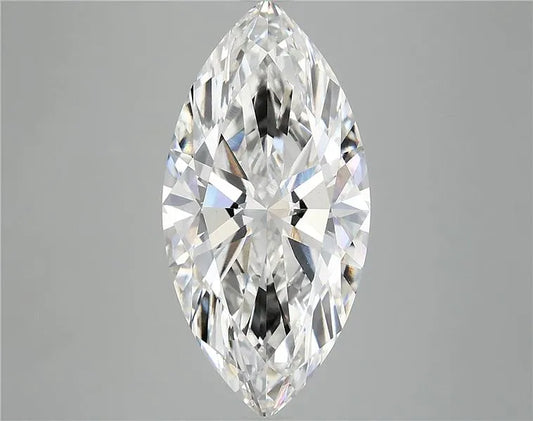 5.02ct Marquise Lab Grown Diamond (Colour F, Clarity VVS2, IGI Certified)
