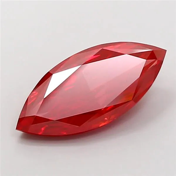 5.02ct Marquise Lab Grown Diamond (Colour Fancy Vivid Red, Clarity VS1, IGI Certified)