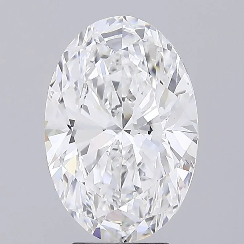 5.02ct Oval Lab Grown Diamond (Colour D, Clarity VVS2, IGI Certified)
