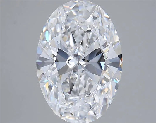 5.02ct Oval Lab Grown Diamond (Colour D, Clarity VVS2, IGI Certified)