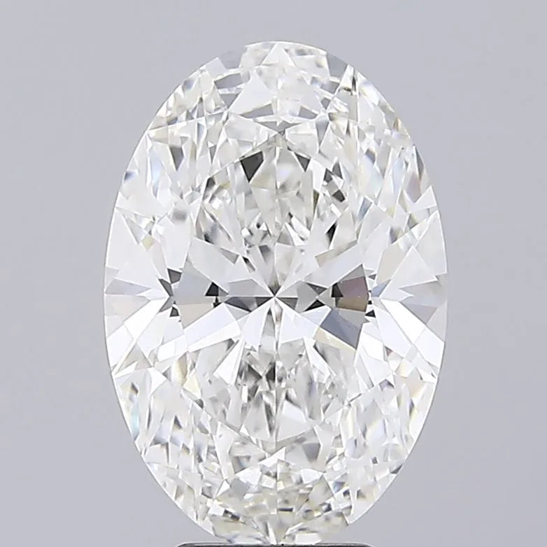 5.02ct Oval Lab Grown Diamond (Colour F, Clarity VVS2, Cut EX, IGI Certified)