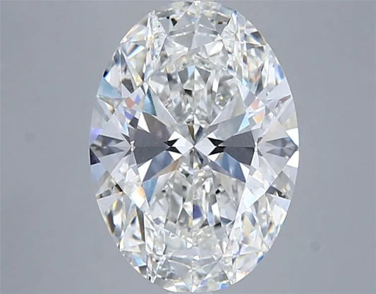 5.02ct Oval Lab Grown Diamond (Colour F, Clarity VVS2, IGI Certified)