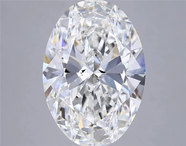 5.02ct Oval Lab Grown Diamond (Colour F, Clarity VVS2, IGI Certified)