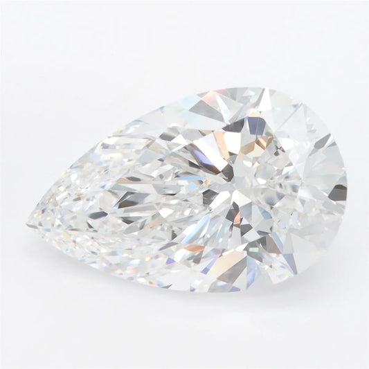 5.02ct Pear Lab Grown Diamond (Colour D, Clarity VVS2, GIA Certified)